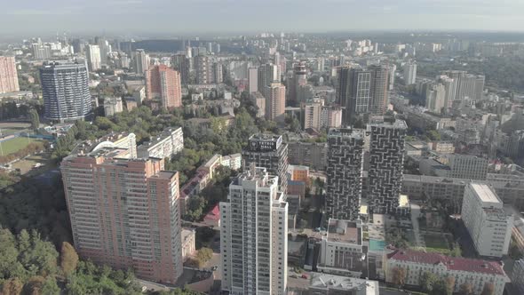 Kyiv, Ukraine. City View. Aerial Landscape