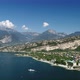 Beauty Aerial Landscape of Lake Garda Italy with Linfano and Torbole City - VideoHive Item for Sale