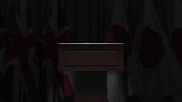 Many Flags of Japan and the United Kingdom alt