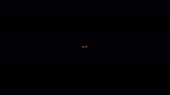 Red Dice Zoom Transition 4k