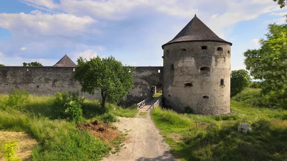 A view of Bzovik fortress in Bzovik village in Slovakia