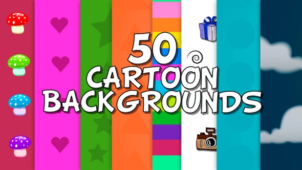 50 Cartoon Backgrounds