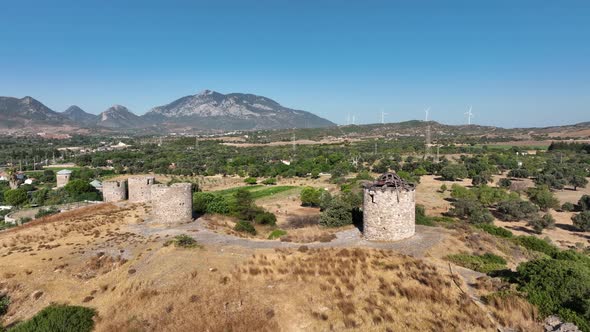 Old Ruined Windmills In Datca 2