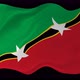 Saint Kitts Flag Wavy National Flag Animation - VideoHive Item for Sale