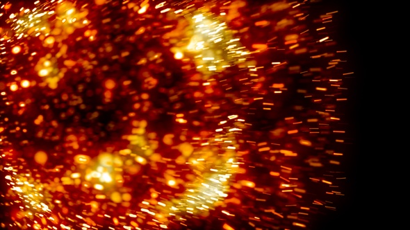 Golden Particles Explosion V5