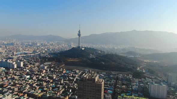 Korea Daegu City Dalseo Gu Duryu Park Duryu Tower