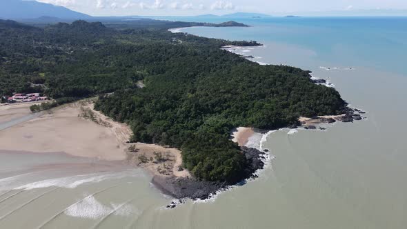 The Beaches at the most southern part of Borneo Island