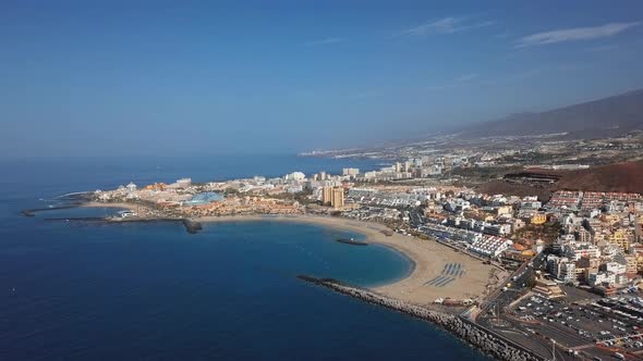 Aerial View of Los Christianos Resort, Tenerife