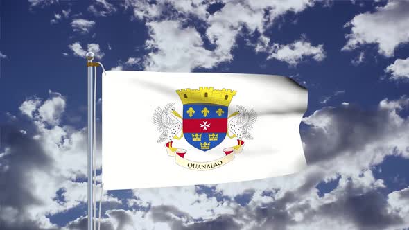 Saint Barthelemy Flag Waving