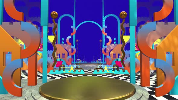 Flat Geometry Colorful 03 4K alt