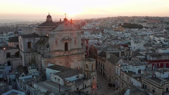 Aerial view of Martina Franca