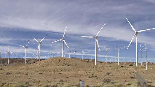 Large Wind Farm In California