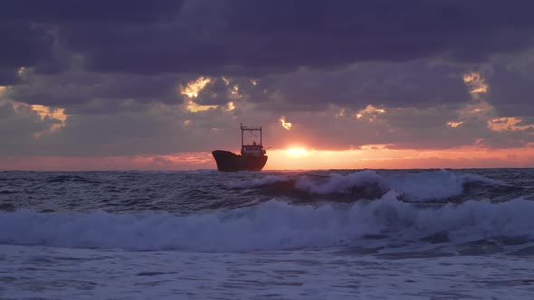 Sunset Over the Mediterranean