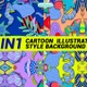 Cartoon Illustration Style Background 4 In 1 - VideoHive Item for Sale