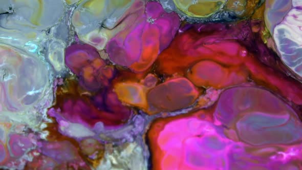 Color Explosion Abstract Art Painting  alt