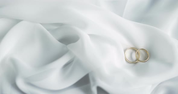 Wedding Rings on Table Bride Accessory