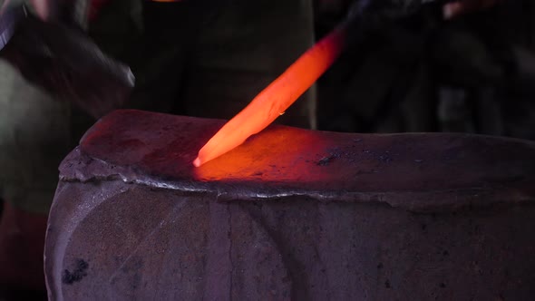 Anvil in a Blacksmith Workshop