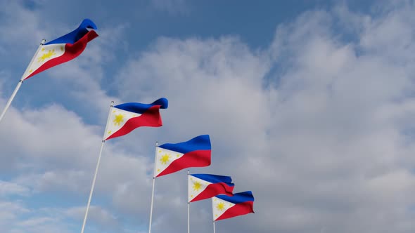 Philippines Flag on the Operating Chipset circuit board