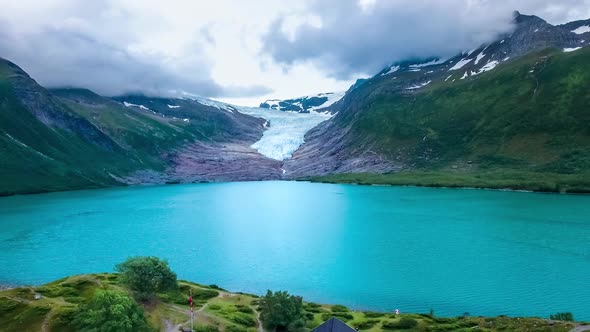 Svartisen Glacier in Norway