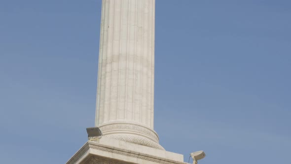 The Millennium Monument on Heroes square in the Hungarian capital Budapest slow panning 4K 2160p Ult