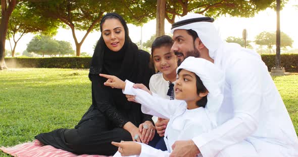 Family from the emirates