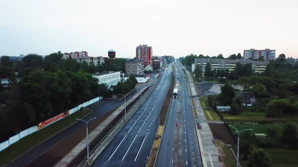 Evening Landscape Of Yuri Gagarin Street 02