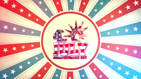 4th Of July Loop Background