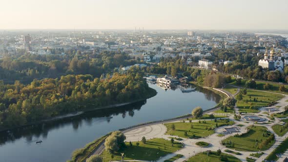 Aerial View of Yaroslavl