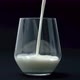 Art Black And White Pouring Milk In Glass Slow Motion Abstract 4k - VideoHive Item for Sale