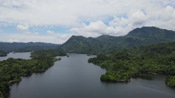 Aerial View of the New Zealand Fjords