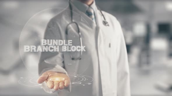 Doctor Holding in Hand Bundle Branch Block alt
