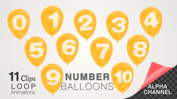 Number Balloons