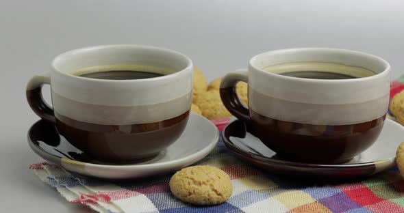 Cookie and Two Cups of Coffee. Kruidnoten, Pepernoten, Strooigoed