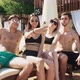 Group of Friends Having Fun at Pool - VideoHive Item for Sale