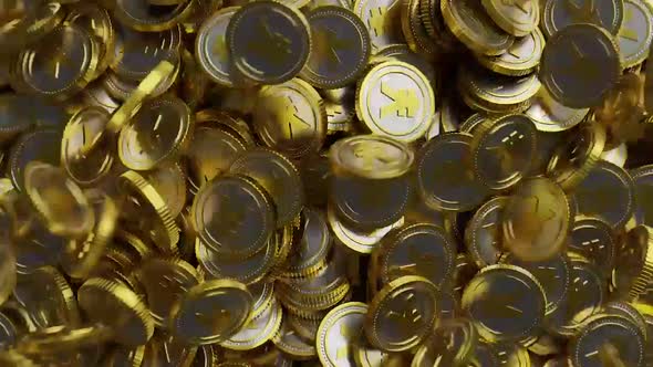 Yen Coins Transition | UHD | 60fps