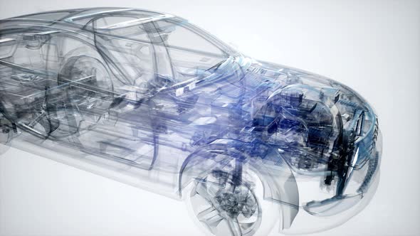 Detailed Car Engine and Other Parts alt