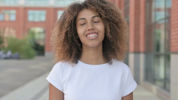 African Woman Talking on Online Video Call