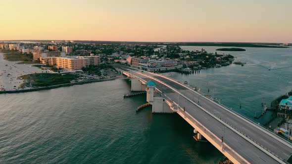 Johns Pass Madeira Beach AERIAL