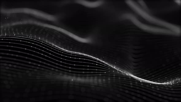 4k Beautiful Waving Lines Background (loopable) alt