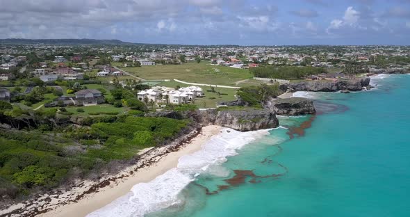 Crane Beach, Barbados Aerial