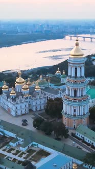 KyivPechersk Lavra in the Morning at Sunrise