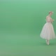 Green Screen Ballerina Ballet Girl Posing For Advertising Packshot - VideoHive Item for Sale