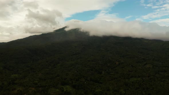 Mountains Covered with Rainforest Philippines Camiguin