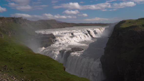 Gullfoss Waterfall in Iceland