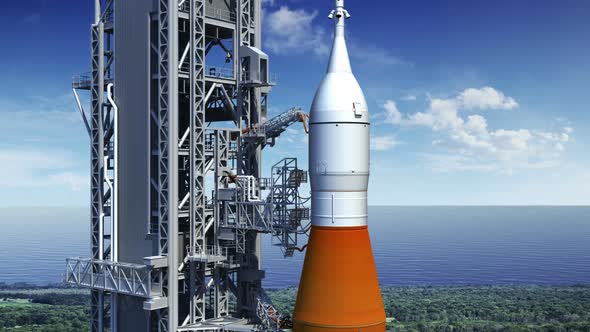 Space Launch System Takes Off