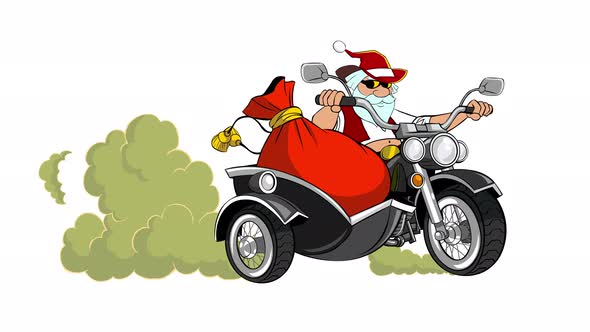 Santa Claus Motorcycle