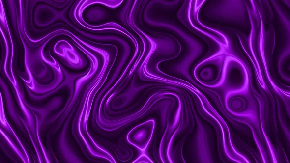 Purple Color Silky Wave Motion Liquid Animated Background