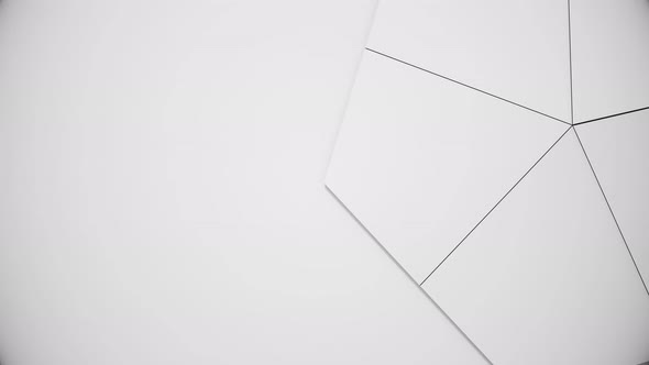 Abstract White Geometric Surface quad Loop clean minimal pattern