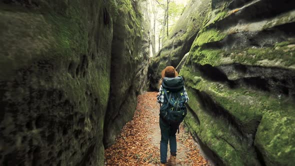 Girl in Cave