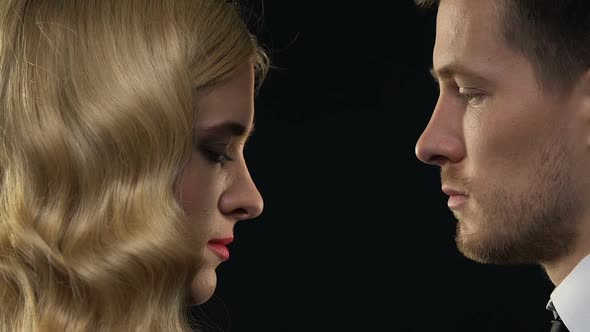 Couple Leaning Heads, Giving Oath of Loyalty in Family Life, Supporting Spouse